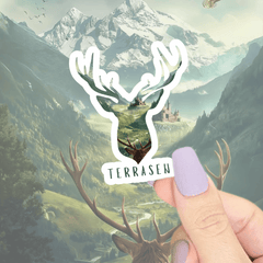 Officially licensed Throne of Glass Terrasen Sticker