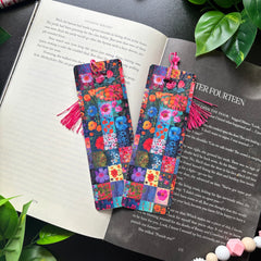 Flower Stamps bookmark