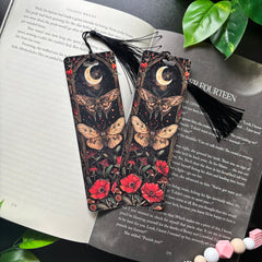 Moonlight Moth bookmark
