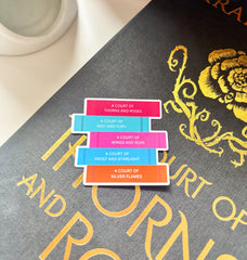 ACOTAR Series Book Stack Sticker