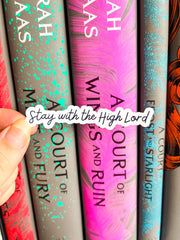 ACOTAR Stay With the High Lord Sticker