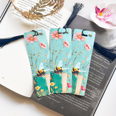 Flowers & Bees Bookmark