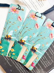 Flowers & Bees Bookmark
