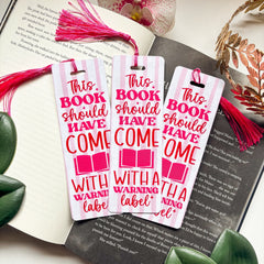 Trigger Warning Bookmark