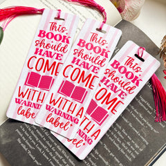 Trigger Warning Bookmark