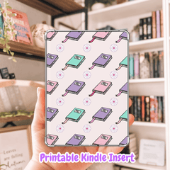 Books & Flowers Kindle Insert