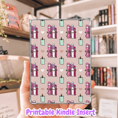 Candles & Books Kindle Insert