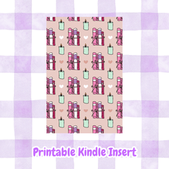 Candles & Books Kindle Insert