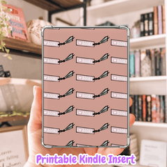 I Heart Books Kindle Insert