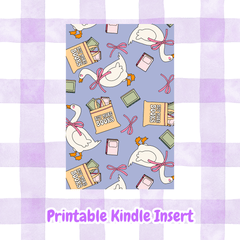 Bookish Goose Kindle Insert