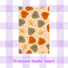Autumn Leaves Kindle Insert