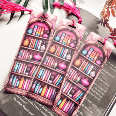 Pretty In Pink Bookshelf Bookmark