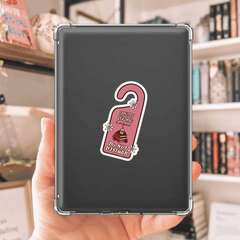 Smutty Reading in Progress Sticker