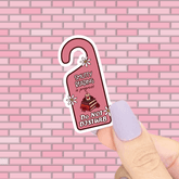 Smutty Reading in Progress Sticker