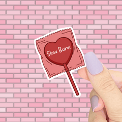 Slow Burn Lollipop Sticker