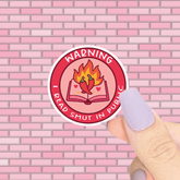 I Read Smut in Public Sticker