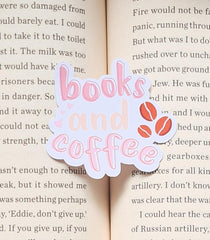 Books and Coffee 2.0 Sticker