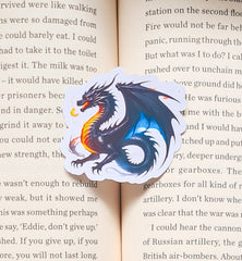 Black Dragon Bookish Sticker