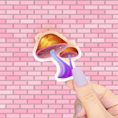 Mushrooms Fantasy Sticker