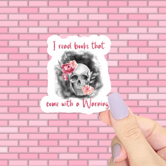 Trigger Warnings Bookish Sticker