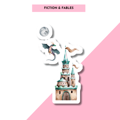 Fantasy Castle Bookish Sticker