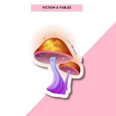 Mushrooms Fantasy Sticker