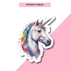 Unicorn Bookish Sticker