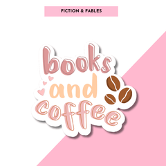 Books and Coffee 2.0 Sticker