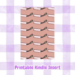 I Heart Books Kindle Insert
