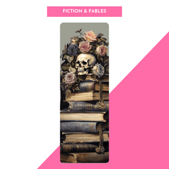 Skull Bookmarks Australia - Fiction & Fables - Bookish Shop - Gifts for Readers and Book Lovers - Dark Romance Bookmarks