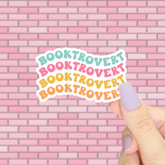 Booktrovert Bookish Sticker