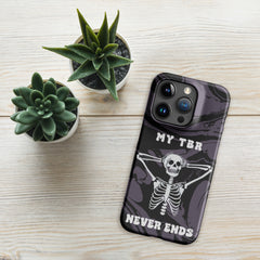 My TBR Never Ends iPhone Case